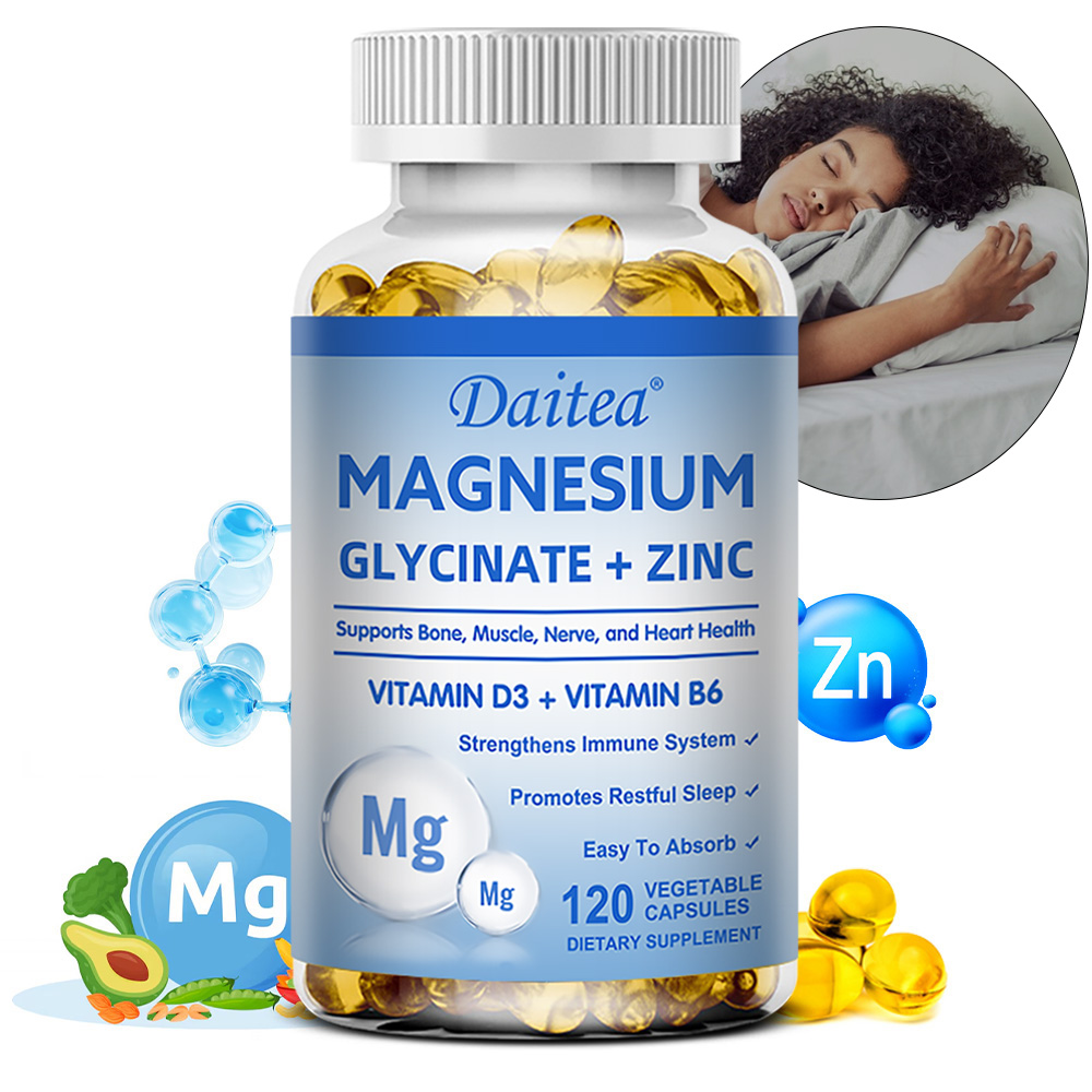 Magnesium Glycinate Capsule - Magnesiumglycinat + Zink – Verbessert die
