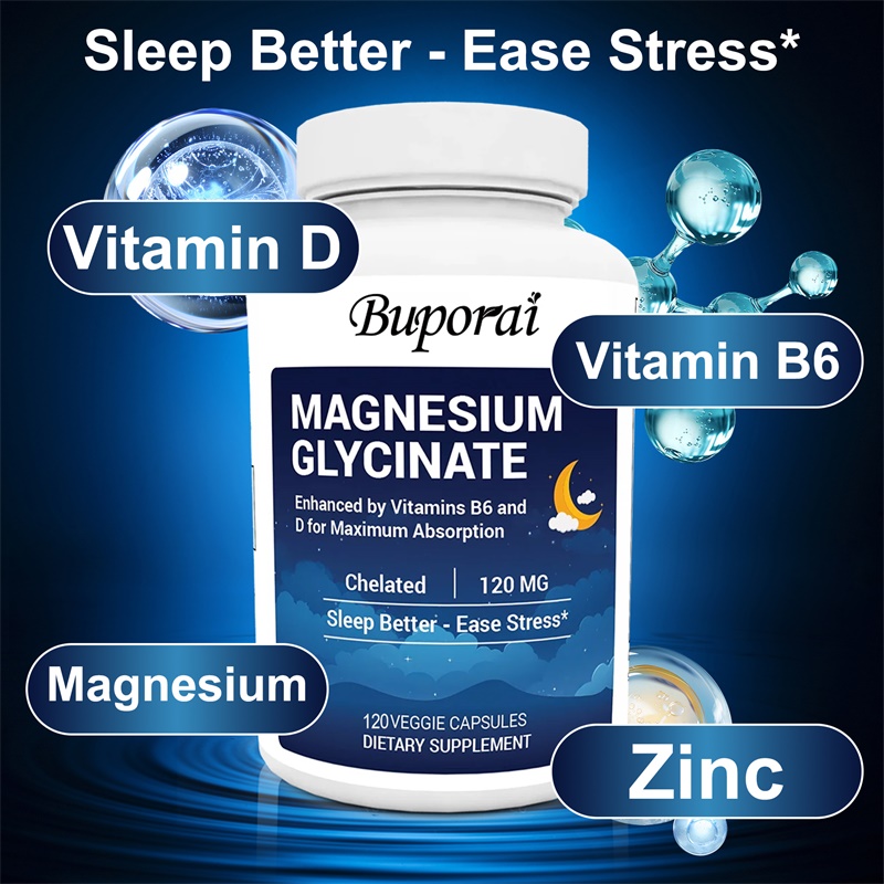 Magnesium Glycinate Capsule - Magnesiumglycinat 120 mg Kapsel Zink Vitamin