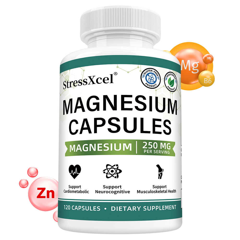 Magnesium Glycinate Capsule - Hochabsorbierendes Magnesiumglycinat 250 mg zur Unterstützung