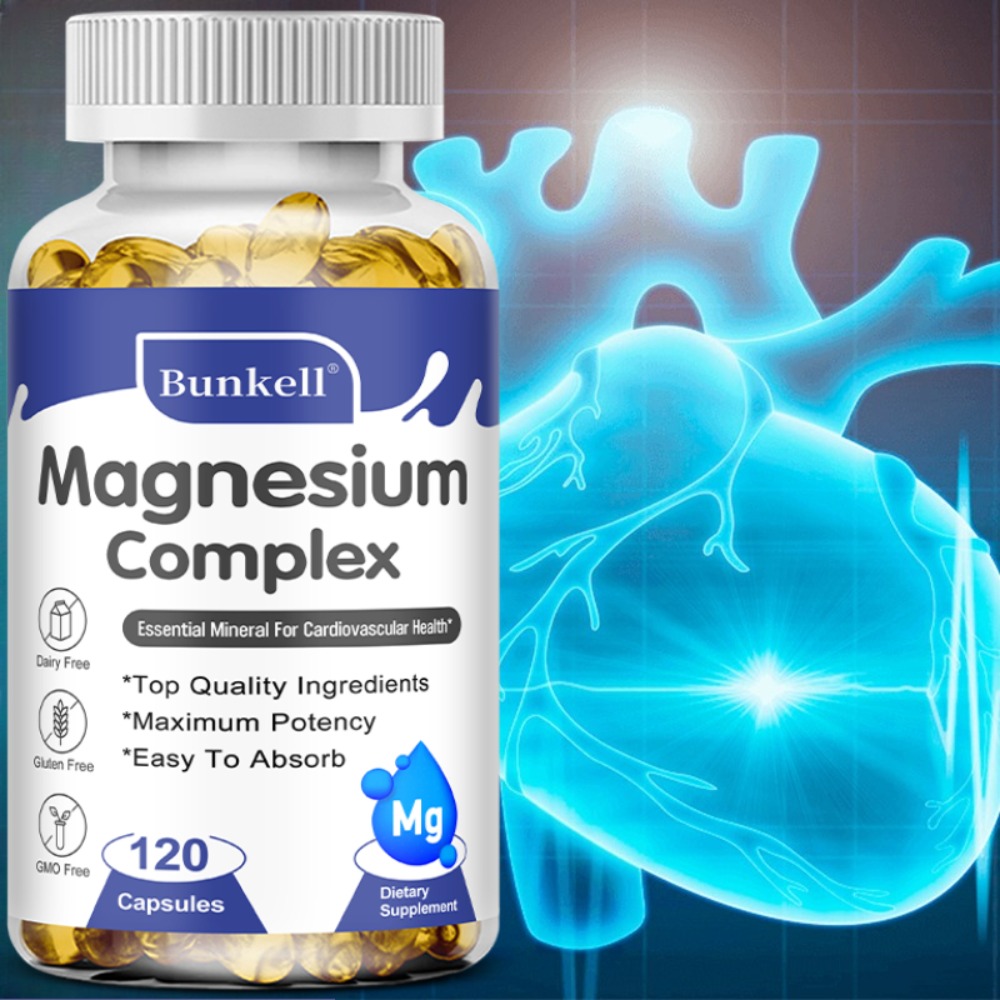 Magnesium Glycinate Capsule - Magnesiumglycinat - Unterstützung des Nervensystems, Verbesserung