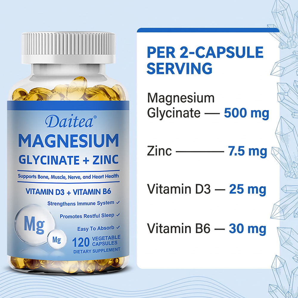 Magnesiumglycinat + Zink – Ver – Magnesium Glycinate Capsule Bewertung und Preis