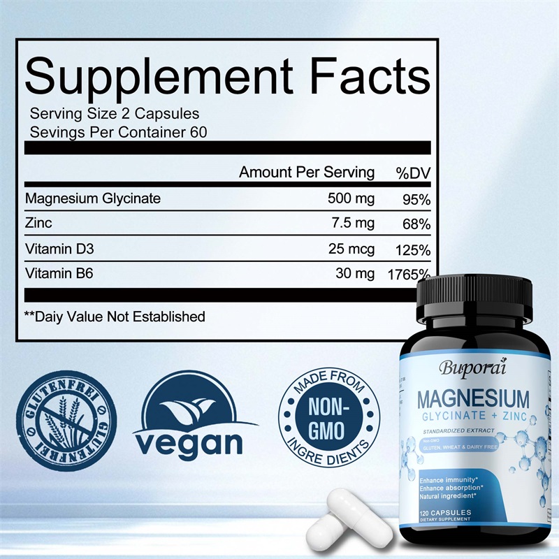 Magnesiumglycinat & Zink Nahru – Magnesium Glycinate Capsule Bewertung und Preis