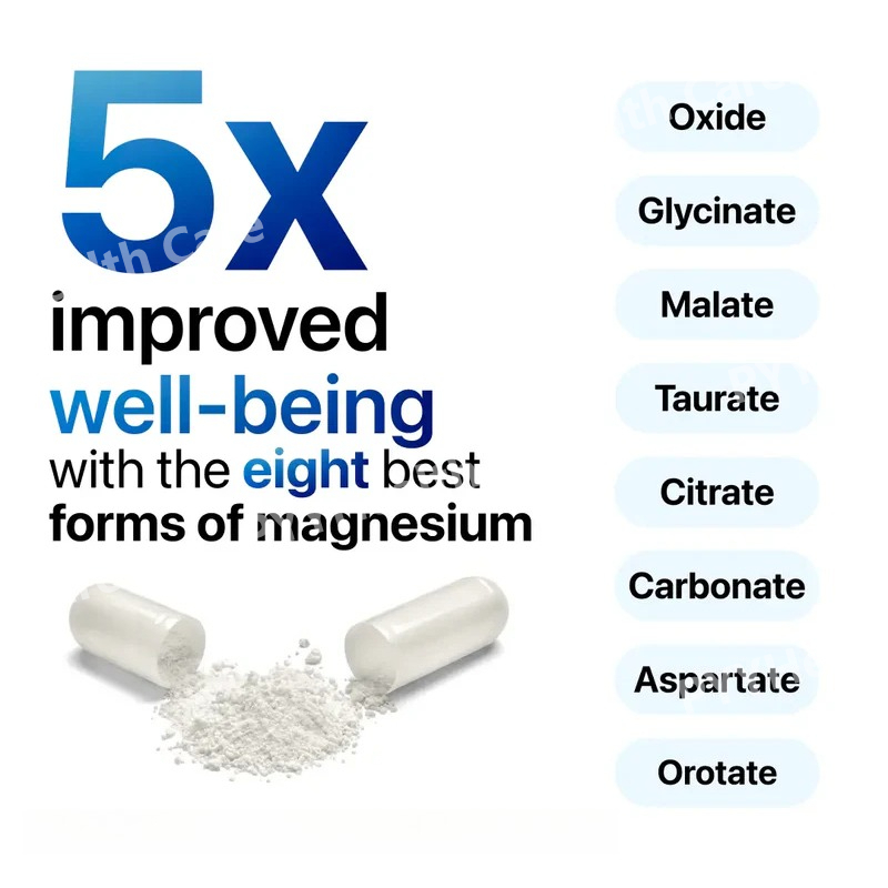 Magnesium-Komplex 1000mg Kapse – Magnesium Glycinate Capsule Bewertung und Preis