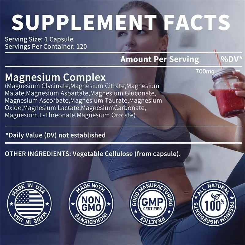 Magnesium-Komplex - Entspannun – Magnesium Glycinate Capsule Bewertung und Preis