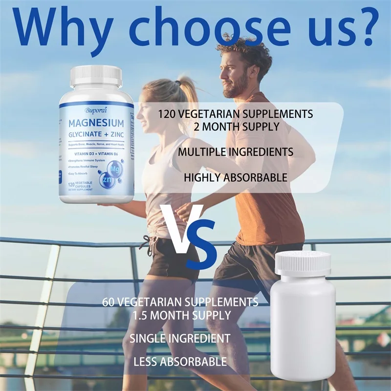 Magnesiumglycinat + Zink-Nahru – Magnesium Glycinate Capsule Bewertung und Preis